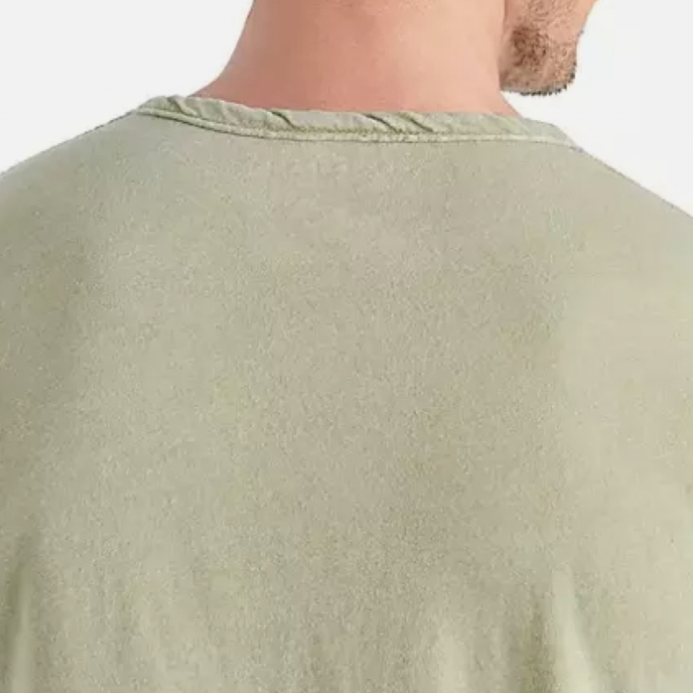 NWT Lucky Brand Men's Long Sleeve Triblend Notch Neck Henley  with button closur - Picture 9 of 15